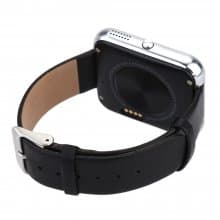 Zeblaze Rover Smart Watch Toughened OGS Panel MTK2501 BT Premium Leather Strap Silver