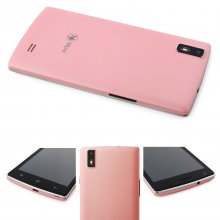 F1 Smartphone Android 4.4 MTK6572W Dual Core 5.0 Inch 3G Smart Wake Pink