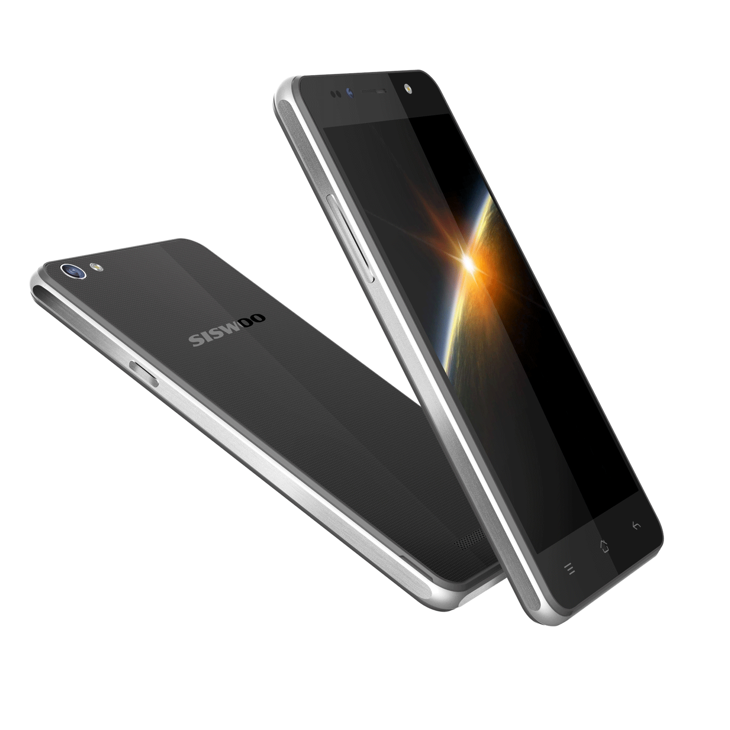 SISWOO Longbow C50 Smartphone Android 5.1 4G 64bit MTK6735 1.5GHz HD 5.0 Inch- Black