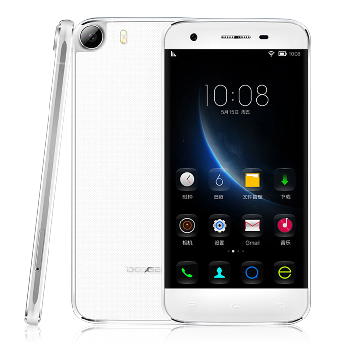 DOOGEE F3 4G Smartphone Glass Shell 5.0 Inch HD Octa Core Android 5.1 2GB 16GB White
