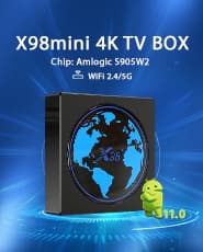 X96mini with Bests Arabic QHDTV