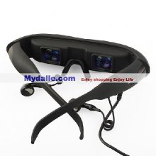 Digital Video Glasses - Dual Channel Stereo - 4:3 Video Aspect Ratio - 35-degree Diagonal View Angle