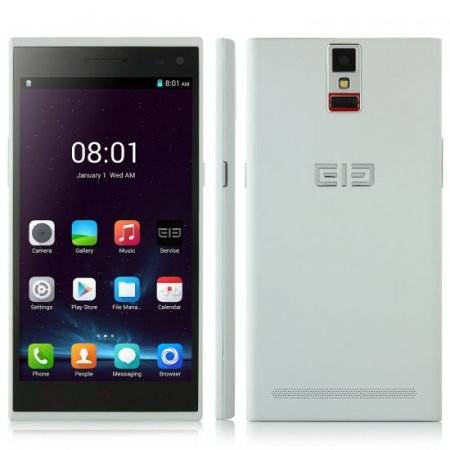 Elephone P2000C Smartphone Android 4.4 MTK6582 Finger Scanner NFC 5.5 Inch HD OGS White