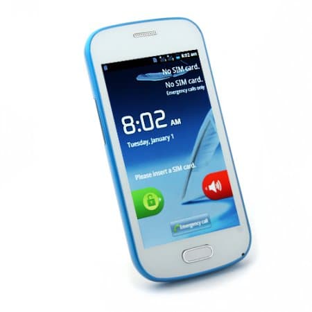 Tengda F7562 Smartphone Android 4.1 OS SC6820 1.0GHz 4.0 Inch 3.0MP Camera- Blue