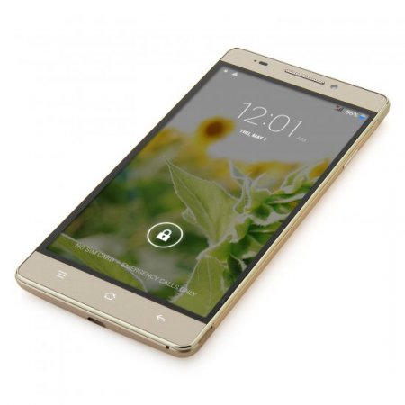 M7 Smartphone Android 4.4 MTK6582 Quad Core 1GB 8GB 5.5 Inch QHD Screen Gold