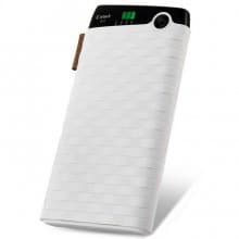 Cager S13 10000mAh Portable Dual USB Output Power Bank for Smartphones Tablet PC White