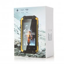 J5 Smartphone IP54 Tri-proof MTK6572W Dual Core Android 4.2 3G 2.4 Inch Yellow