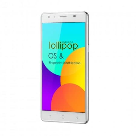 Mijue T500 Smartphone 3GB 16GB 5.5 Inch FHD MTK6752 64bit 4G 3500mAh Touch ID White