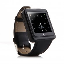 U Watch U10 Smart Bluetooth Watch 1.54" Screen for iOS & Android Smartphones Black