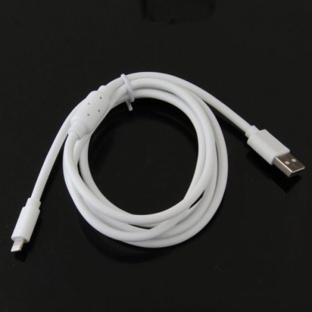 1.5 Meter High Speed USB Cable Charginig Cable for iPhone iPad iPod White