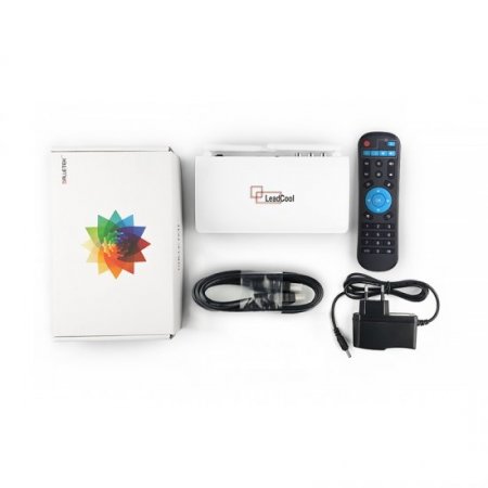 Leadcool Android TV Box H.265 4K Media Player Gift 30 Days French Full HD Live Movies Free Watch