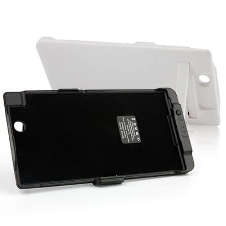 5000mAh External Battery Case Protective Case Power Pack For Sony Xperia Z Ultra XL39h 2 Colors