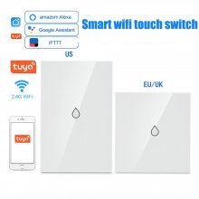 Tuya Smart Ceiling Fan Switch, Fan Control Timer, Remote Control, Support Tmall Genie/Alexa/GoogleHome, No Hub Needed,2-pack