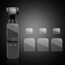 DJI Pocket Gimbal Camera/ Pocket lens screen tempered film explosion-proof film three sets