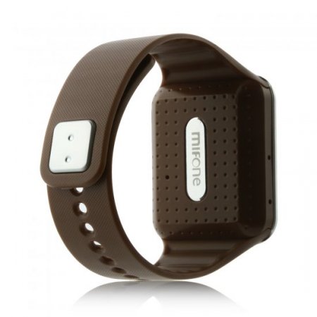 MIFone W15 2.5D Sapphire Glass Smart Bluetooth Watch 1.5" Screen TPSiV Safe Strap Brown