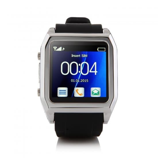 TW530D Smart Bluetooth Watch Smart Watch Phone 1.55" Screen Black - Click Image to Close