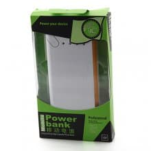 15000mAh Dual-USB Power Bank for Mobile Phone Tablet PC White