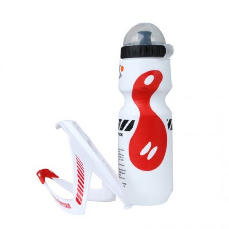 Bicycle Water Bottle Holder Rack Set 650ml Outdoor Portable Mountain Bike Water Cup V-Shaped Bottle Holder Cycle Accessories