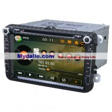 8 inch Car autoradio gps navigation system player for VW/Skoda with can bus dvd/bluetooth/radio/gps/iphone/ipod function