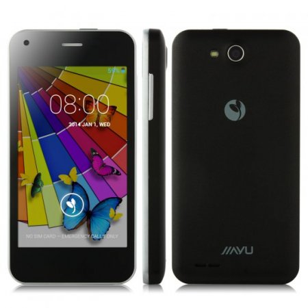 JIAYU F1 Smartphone 3G GPS Android 4.2 MTK6572X 4.0 Inch 2400mAh- Black
