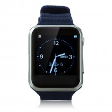 Marknano V9 Smart Watch Phone Bluetooth Watch 1.54 inch Heart Rate Dark Blue&Silver