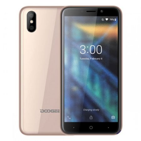 DOOGEE X50 1GB RAM 8GB ROM MTK6580M 1.3GHz Quad Core 5.0 inch Dual Camera Android 8.1 3G Smartphone