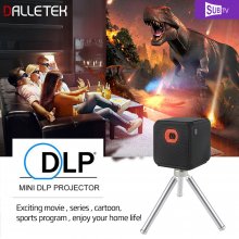 Wireless Mini Projector Android 5.2 Wifi & Bluetooth 4.1 With One Year Global SUBTV IPTV Subscription 1080P Channels.
