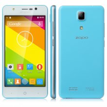ZOPO ZP330 Smartphone 4G LTE Android 5.1 64bit MTK6735M Quad Core 1GB 8GB 4.5 Inch Blue