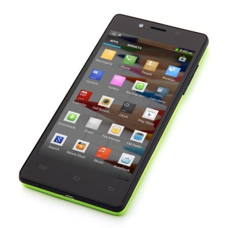 XIAOCAI X9S Smartphone Android 4.2 MTK6582 Quad Core 1.3GHz 1GB 4GB 4.5 Inch 8.0MP Camera -Green
