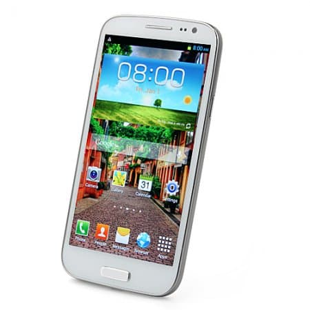 N9502+ Smartphone Android 4.2 MTK6589 Quad Core 1G 8G 5.0 Inch HD Screen 12.0MP Camera