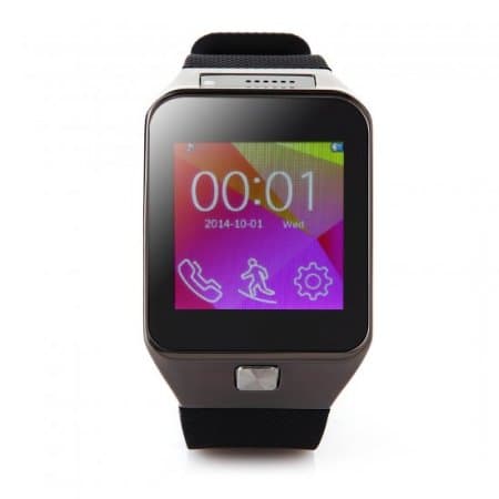 ZGPAX S29 Watch Phone Bluetooth Watch Quad Band 1.54 Inch FM Camera Black