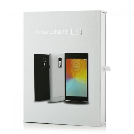 L11 Smartphone Android 4.4 MTK6582 Quad Core 5.0 Inch QHD Screen Black