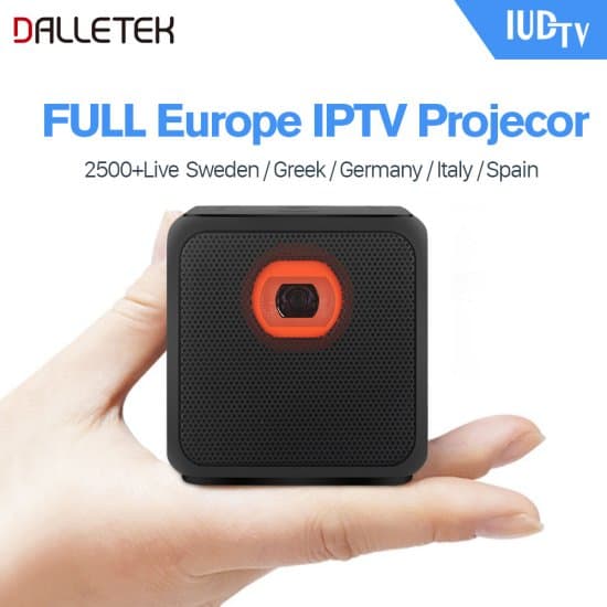 Wireless Mini Projector Android 5.2 Wifi & Bluetooth 4.1 With One Year European IUDTV 1080P Channels. - Click Image to Close
