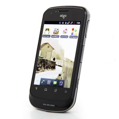 aigo D1 Smartphone 3G GPS MSM7227 1.0GHz 3.5 Inch Multi-touch Screen