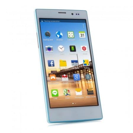 Tengda N907 Smartphone Android 4.4 MTK6572W 5.5 Inch QHD Screen Smart Wake Blue