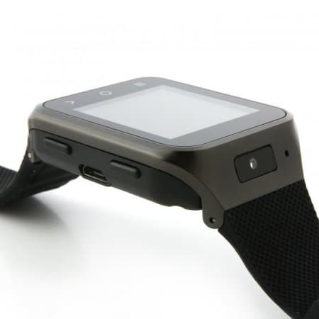ZGPAX S8 Watch Phone Android 4.4 MTK6572W Dual Core 1.54 Inch 3G 512MB 8GB GPS Black