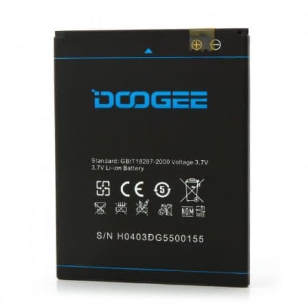 DOOGEE DG550 Smartphone MTK6592 5.5 Inch HD OGS Screen 1GB 16GB OTG- Black