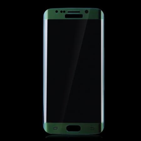 0.2mm Electroplating Tempered Glass Screen Protector for SAMSUNG S6 Edge Green