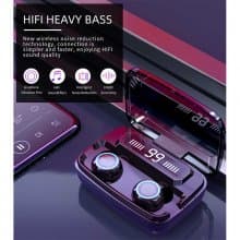 HiFi Heavy Bass Headset Fingerprint Touch Earbuds IPX7 Waterproof Earphones Noise Cancelling Headphone 3500mAh Charging Box With LED Power Display