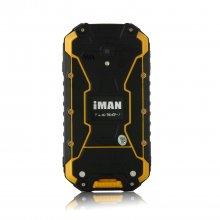 iMAN i6 Walkie Talkie Smartphone IP68 Android 4.4 MTK6592 4.7 Inch 2GB 32GB NFC Yellow