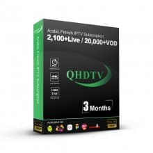 Abonnement 3 Month QHDTV Code IPTV Arabic France IPTV Subscription Support Apk M3U SmartTV Mag iptv providers