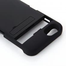 3200mAh Power Bank Back Case Phone Stand for iPhone 6 Plus 5.5 inch Black