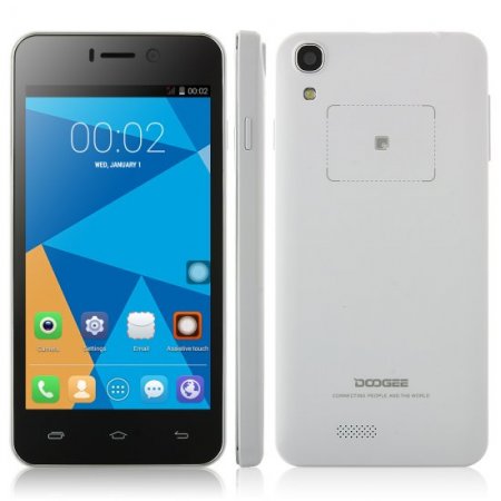 DOOGEE VALENCIA DG800 Smartphone Back Touch Android 5.0 MTK6582 4.5 Inch Black