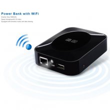Yoobao YB-638 Mytour 7800mAh WiFi Router + Power Bank Black