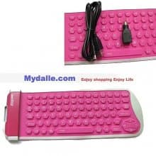 79keys Flexible keyboard silicone keyboard washable foldable usb ps2 keyboard