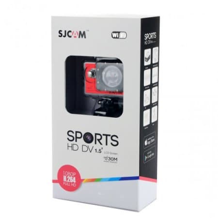 Original SJCAM SJ5000 Plus 16MP WiFi Action HD Camera Ambarella A7LS75 Waterproof Red