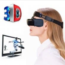 27" Virtual Screen Personal 2D/3D Viewer Headband Video Glasses Cinema 16:9 with AV-In