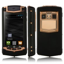 Mini V8 Smartphone Mini Phone Android 4.2 MTK6572 2.5 Inch Camera WiFi Golden