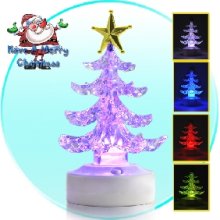 USB Color Changing LED Christmas Tree Ornament with Speaker