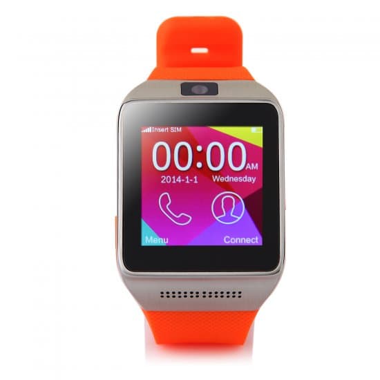 Atongm W008 Smart Watch Phone Bluetooth Watch 1.54 Inch Pedometer Anti-lost Orange - Click Image to Close